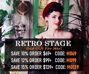 Shop timeless retro style clothes only at Retro-stage.com