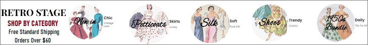 Shop timeless retro style clothes only at Retro-stage.com