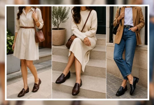 Style Women's Leather Loafers With Dresses and Jeans